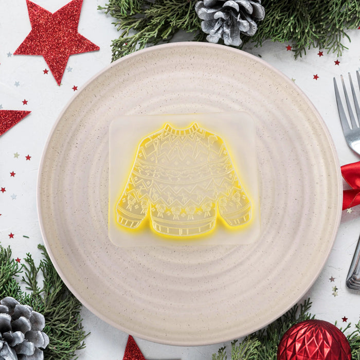 Stamp Debosser With Cutter Aussie Ugly Sweater