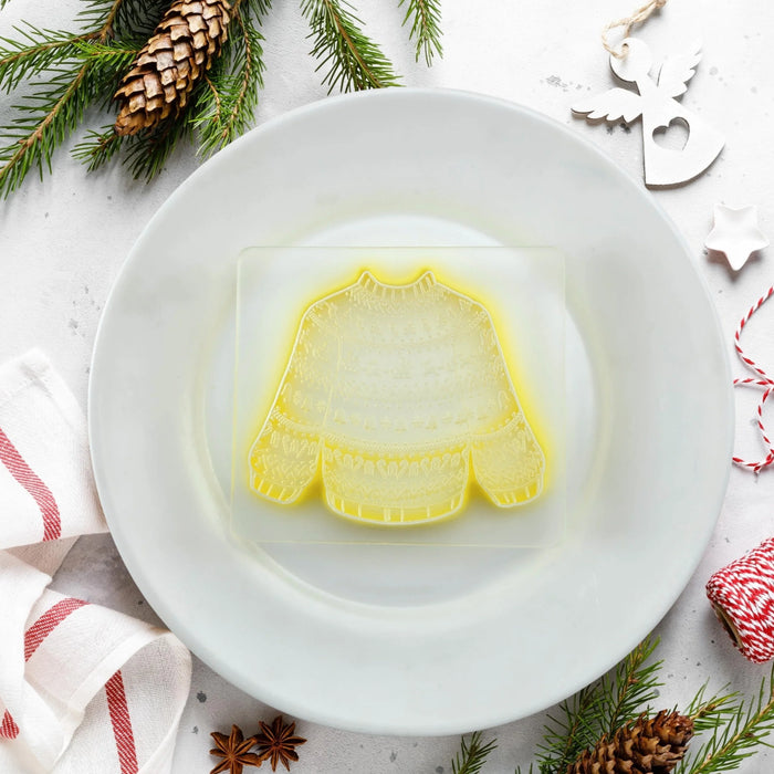Stamp Debosser With Cutter Ugly Sweater