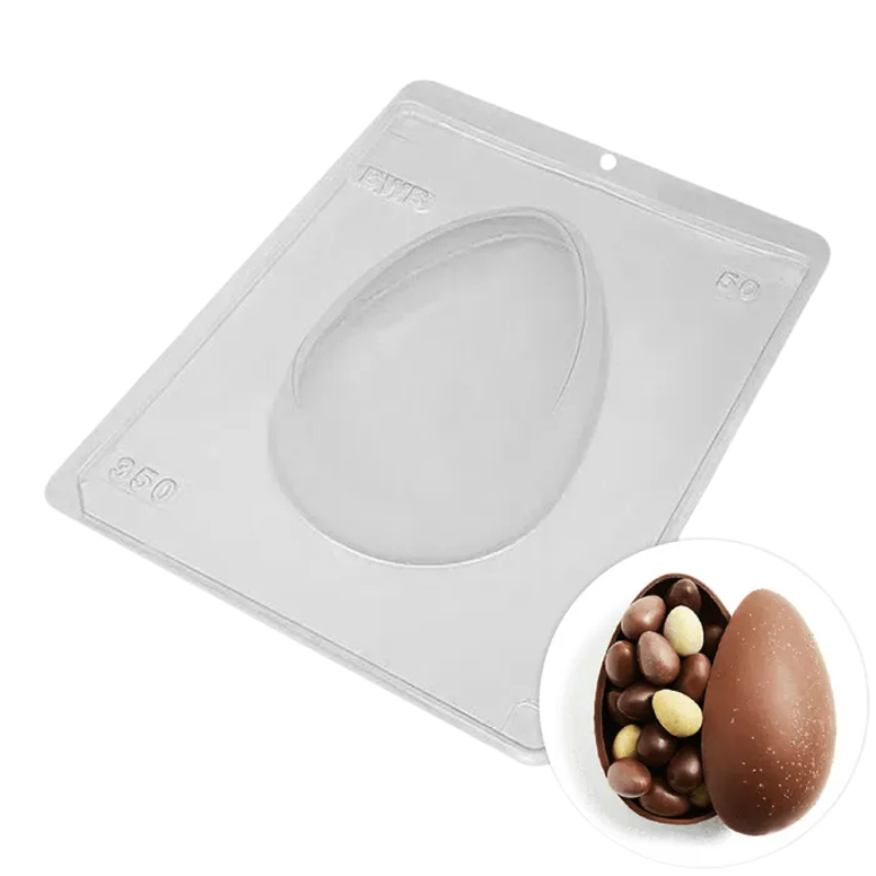 Plastic Mould Smooth Egg 350g
