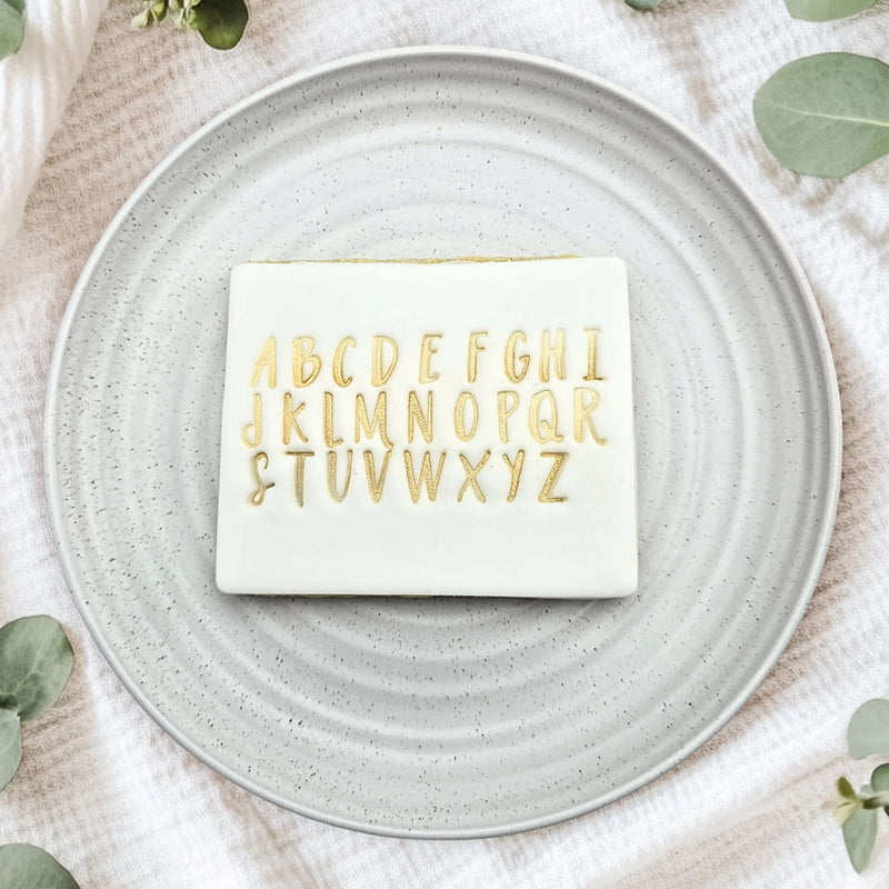Stamp Embosser Script 2 Upper Case