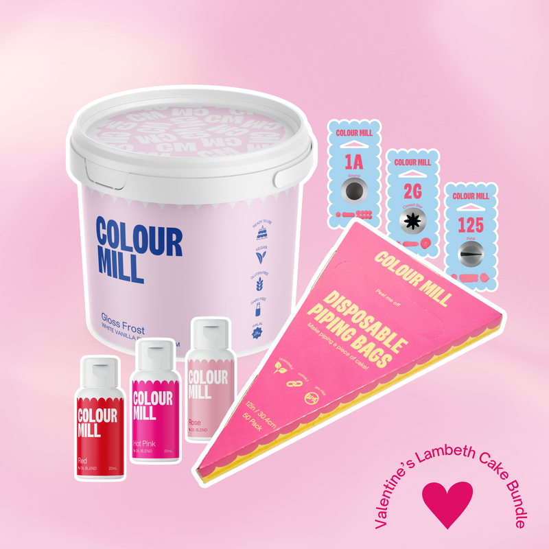 Valentines Lambeth Cake Bundle