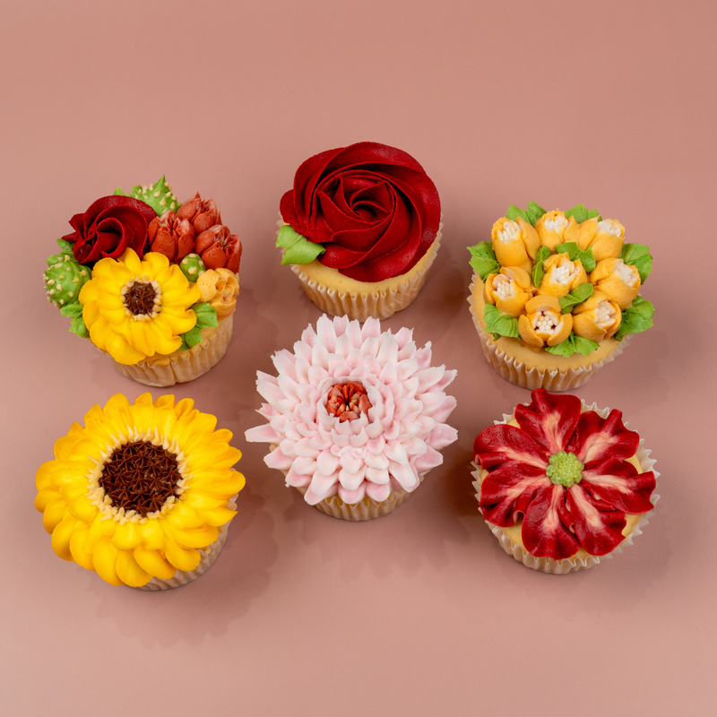 Floral Cupcake Class - Saturday 20.6.26 8.30am
