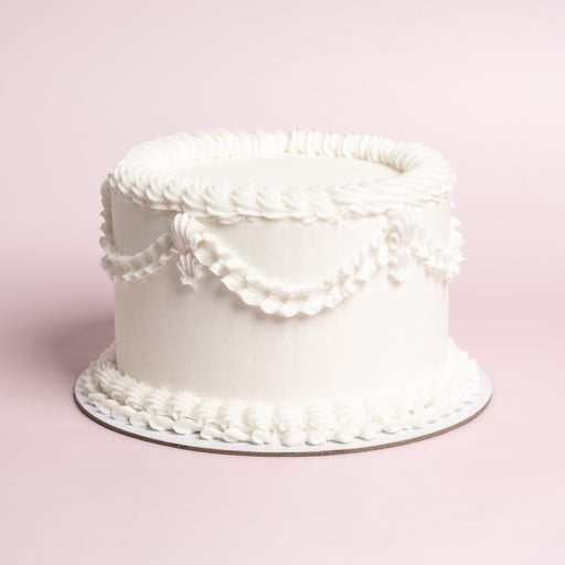 Dressed Cake White Lambeth