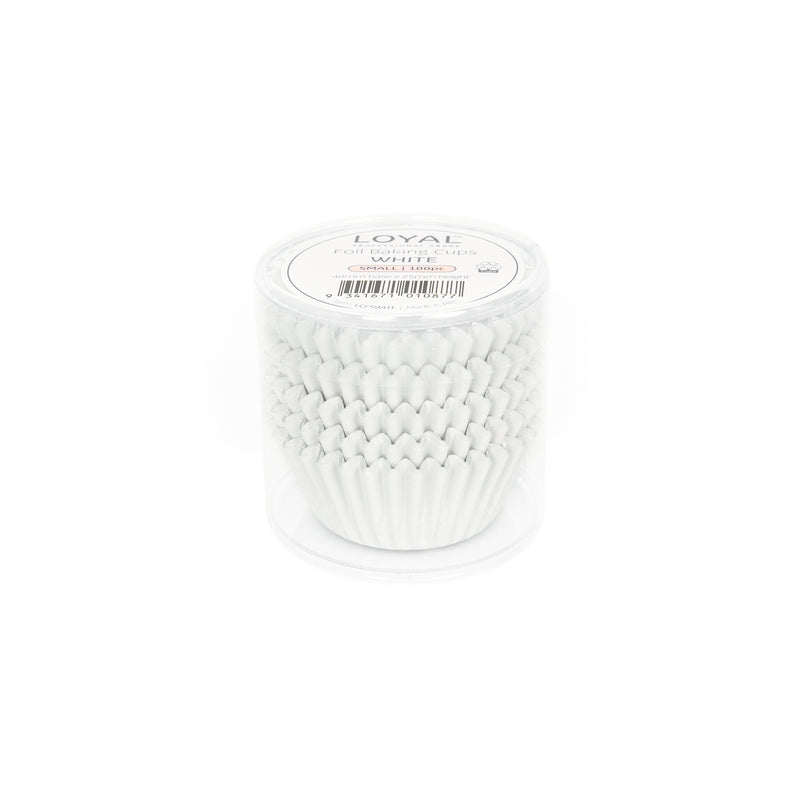 Foil Baking Cups White 100pc