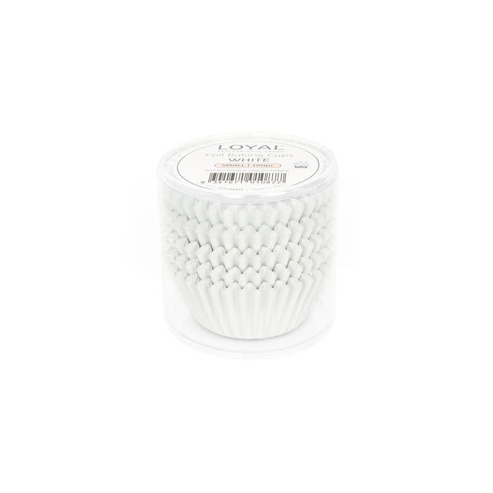 Foil Baking Cups White 100pc