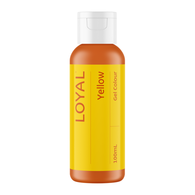 Gel Colour Yellow 100mL