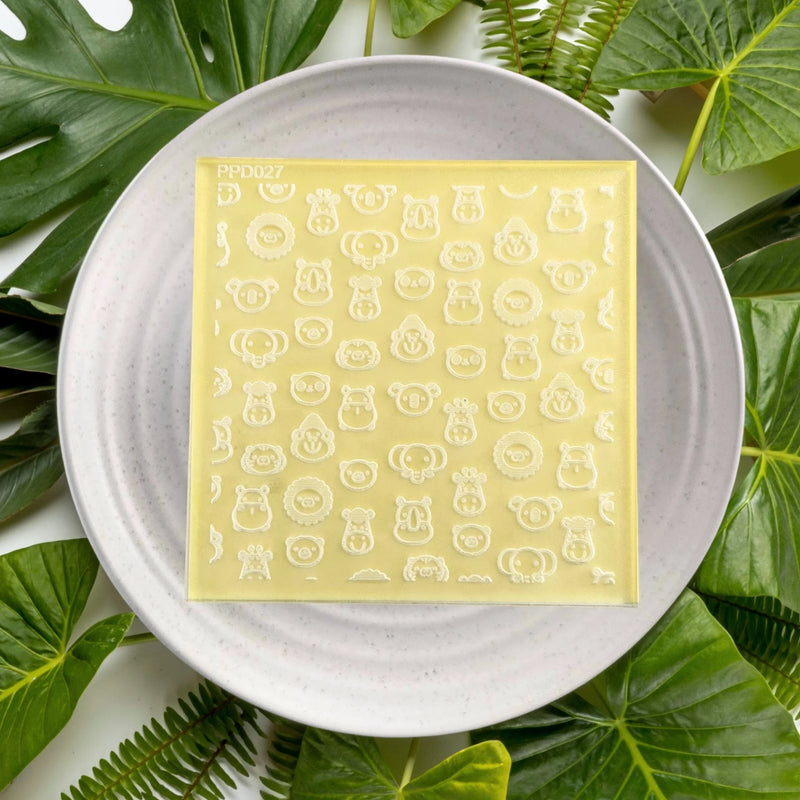 Debosser Pattern Plate Zoo Animals