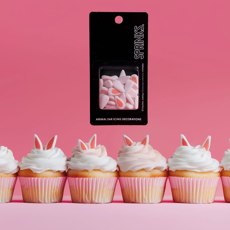 Icing Decorations Animal Ears 28pc