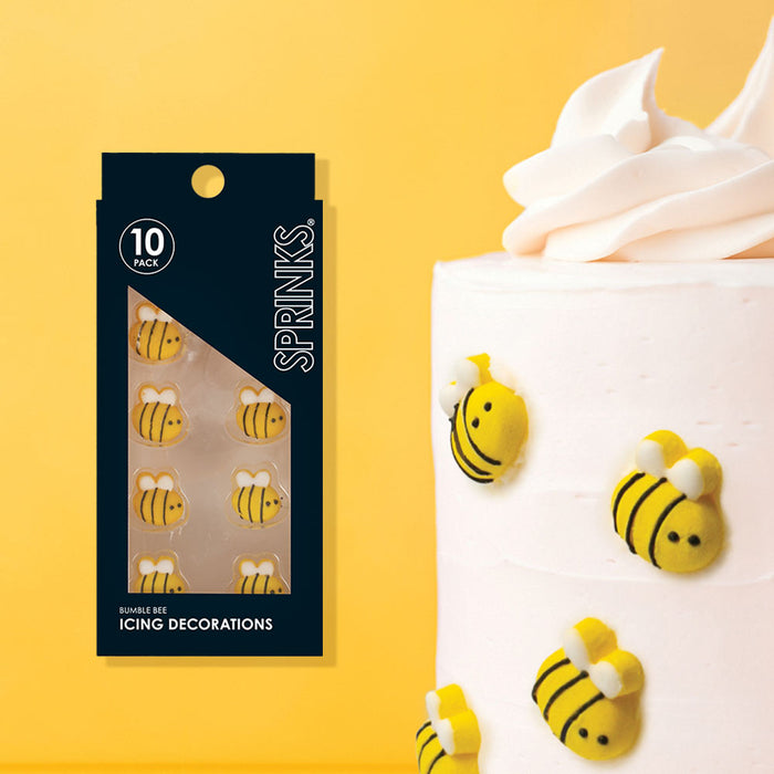 Icing Decorations Bee 10pc