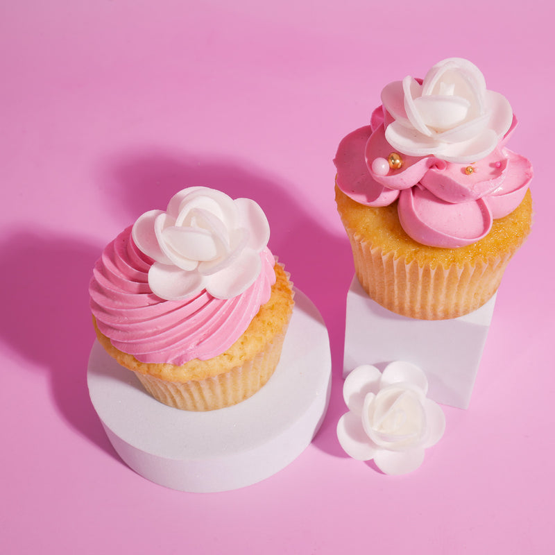 Wafer Paper Rosettes 6pc