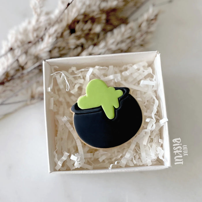 Stamp Embosser With Cutter 'Little Biskut' Cauldron