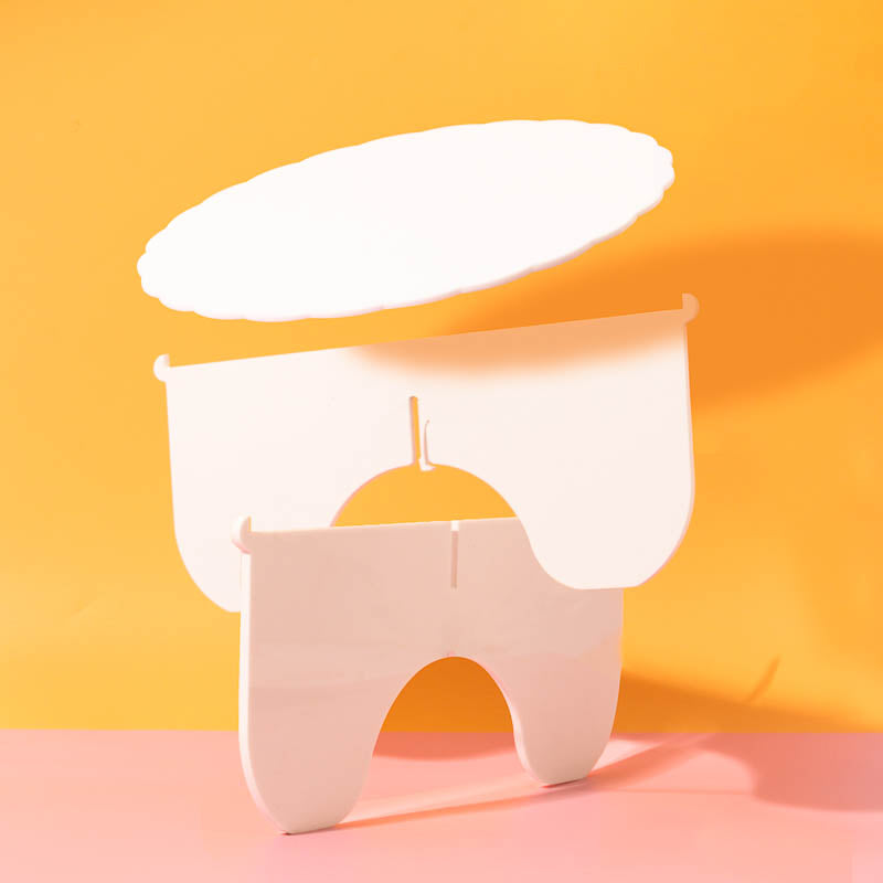 Acrylic Cake Stand White