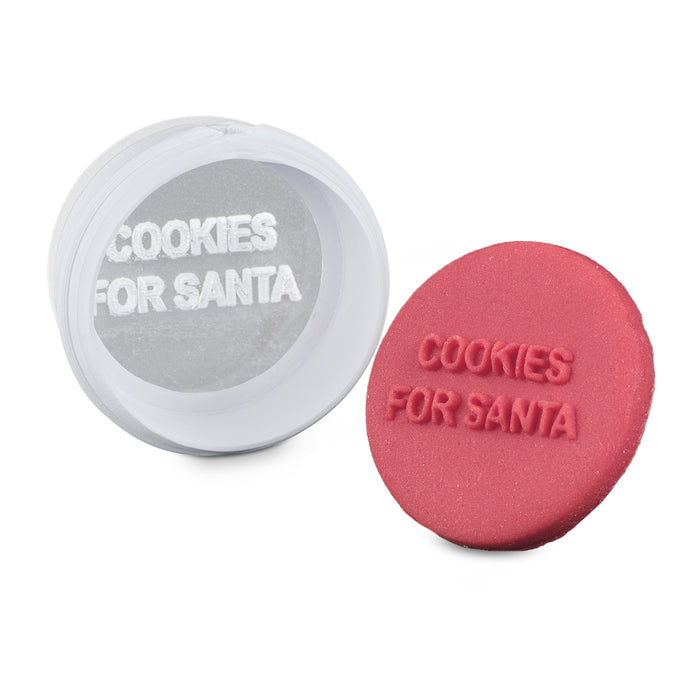 Mini Message Stamp Embosser Cookies For Santa