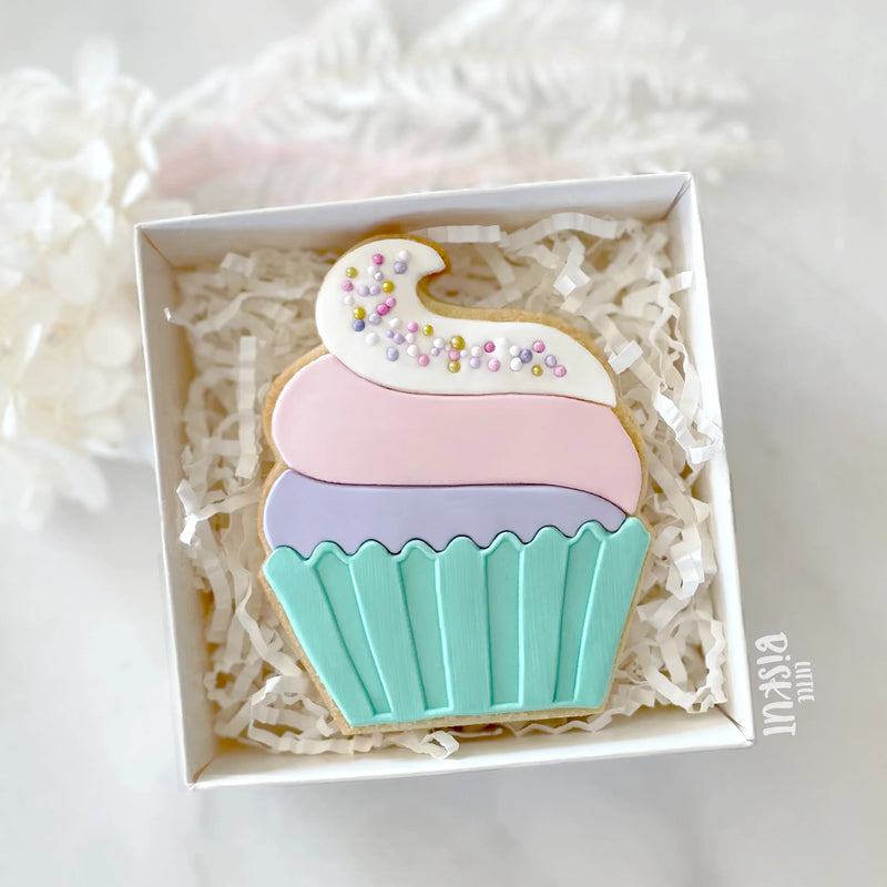 Debosser With Cutter 'Little Biskut' Cupcake