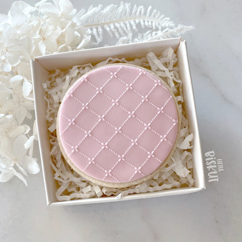 Debosser Pattern Plate 'Little Biskut' Dainty