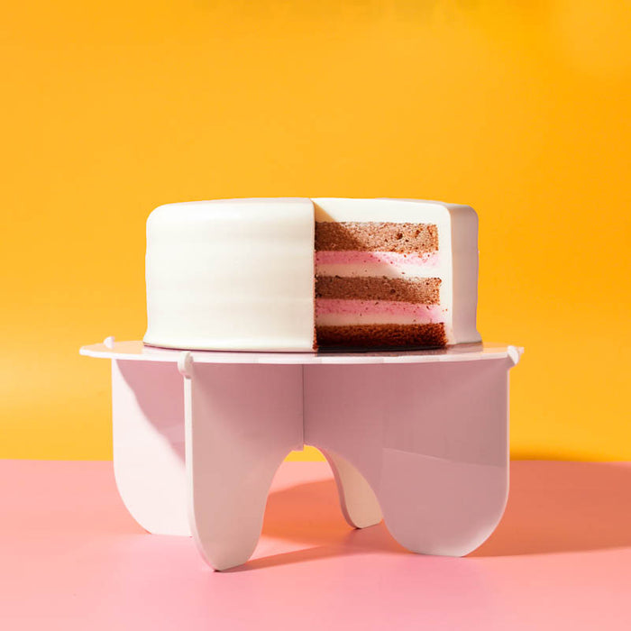 Acrylic Cake Stand White