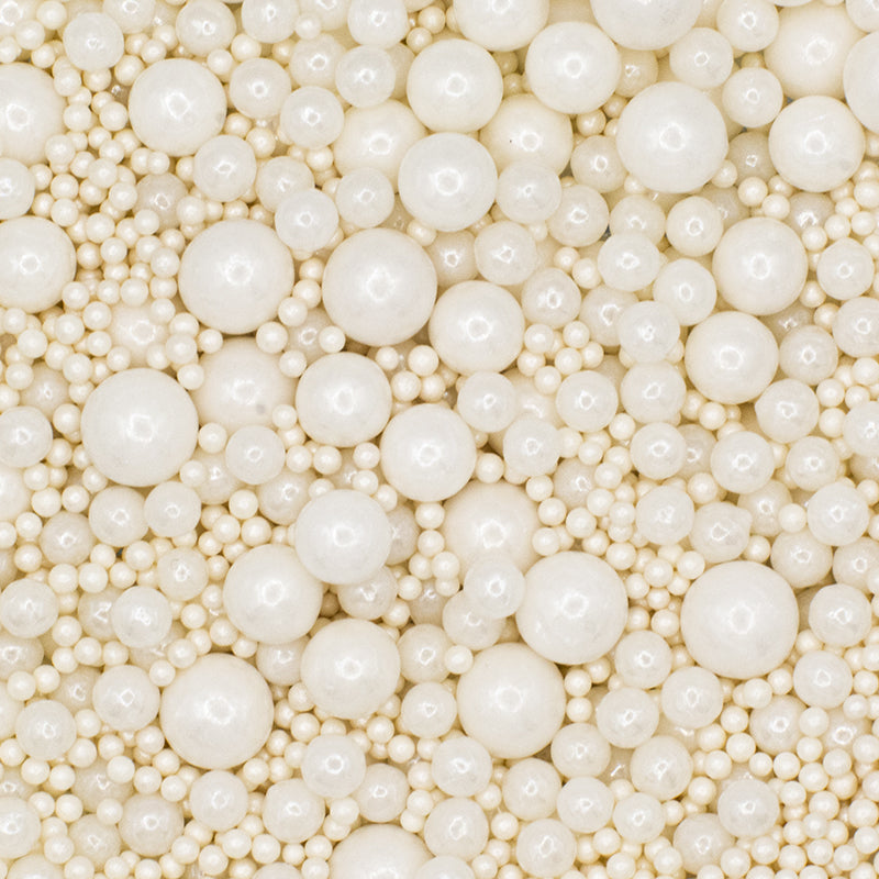 Sprinkles Shapes Bubble Bubble Pearl White 500g