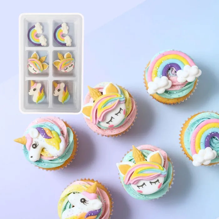 Topper Unicorn & Rainbow 6pc