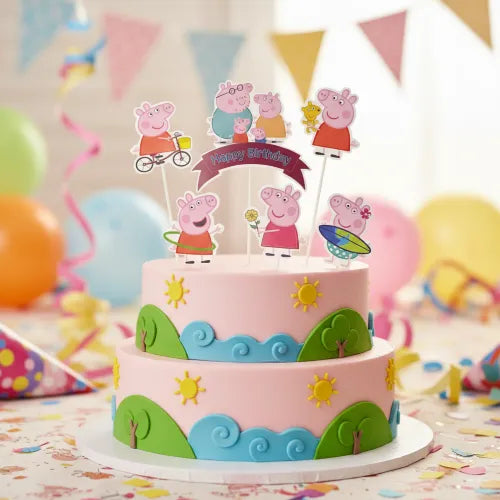 Topper Set Peppa Pig 6pc