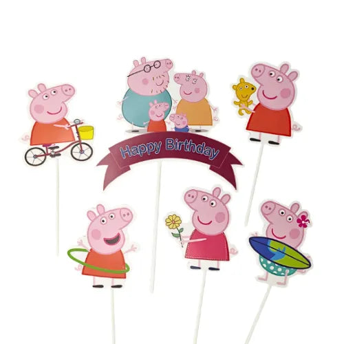 Topper Set Peppa Pig 6pc