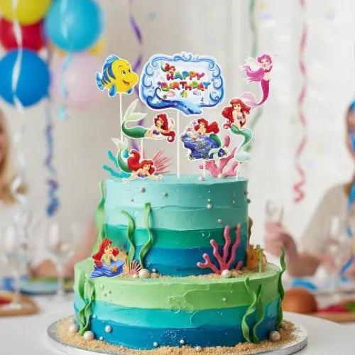 Topper Set Ariel Mermaid 8pc