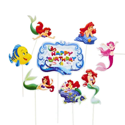 Topper Set Ariel Mermaid 8pc