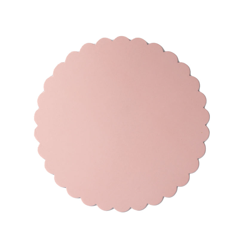 Cardboard Scalloped Circle 10in