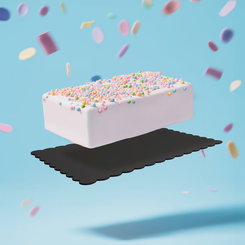 Cardboard Scalloped Rectangle 10" x 14"