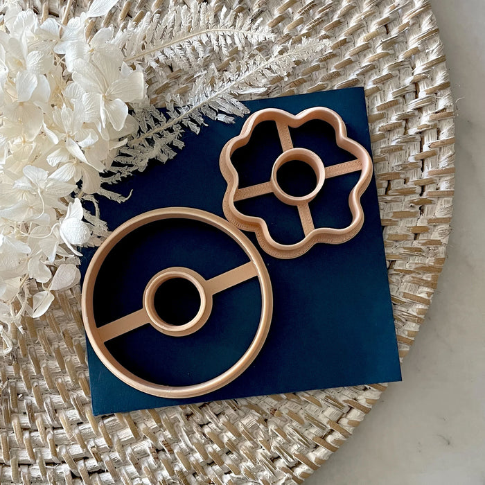 Stamp Embosser With Cutter 'Little Biskut' Donut