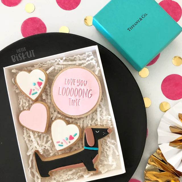 Stamp Embosser With Cutter 'Little Biskut' Dachshund