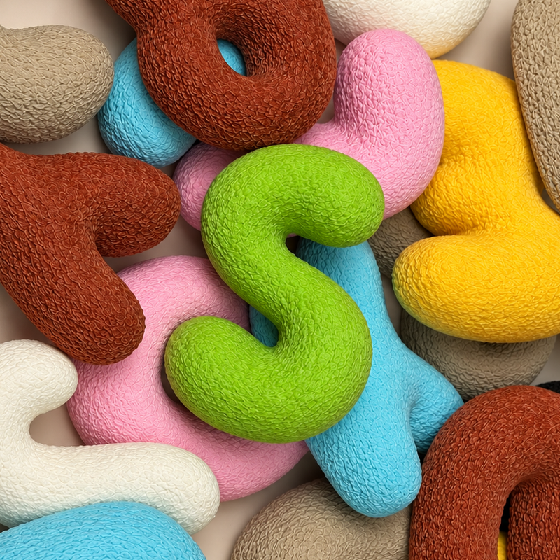 Fuzzy Bubble Letters