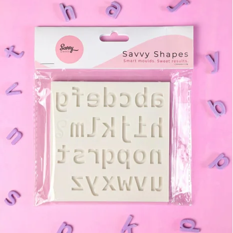 Silicone Mould Block Alphabet Lower Case