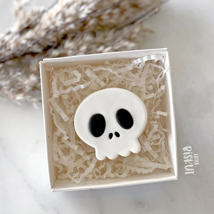 Stamp Embosser With Cutter 'Little Biskut' Skull