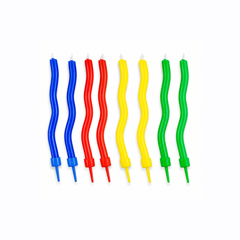 Candle Zig Zag 8pc