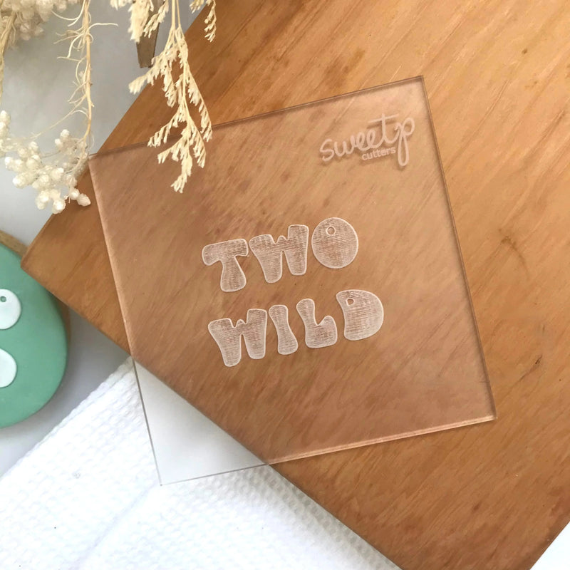 Debosser Pattern Plate Two Wild *Clearance*