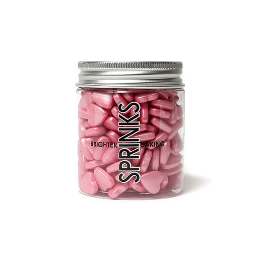 Sprinkles Shapes Hearts Pink 85g