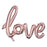 Alphabet Balloon Rose Gold 40in Love *Clearance*