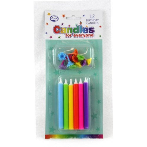 Candle Jumbo Brights 12pc