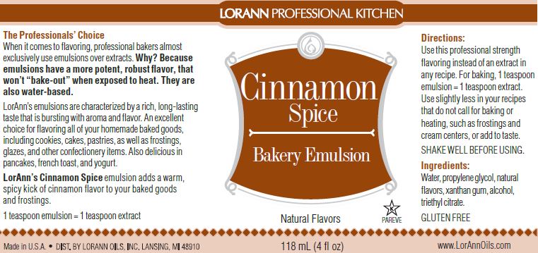 Emulsion Cinnamon Spice 4oz