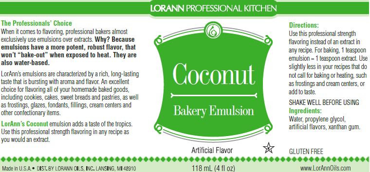 Emulsion Coconut 4oz