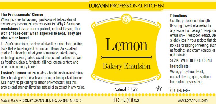 Emulsion Lemon 4oz