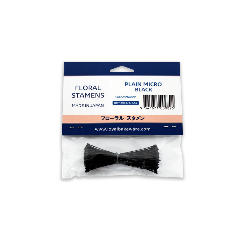 Stamen Round Micro Black 144pc