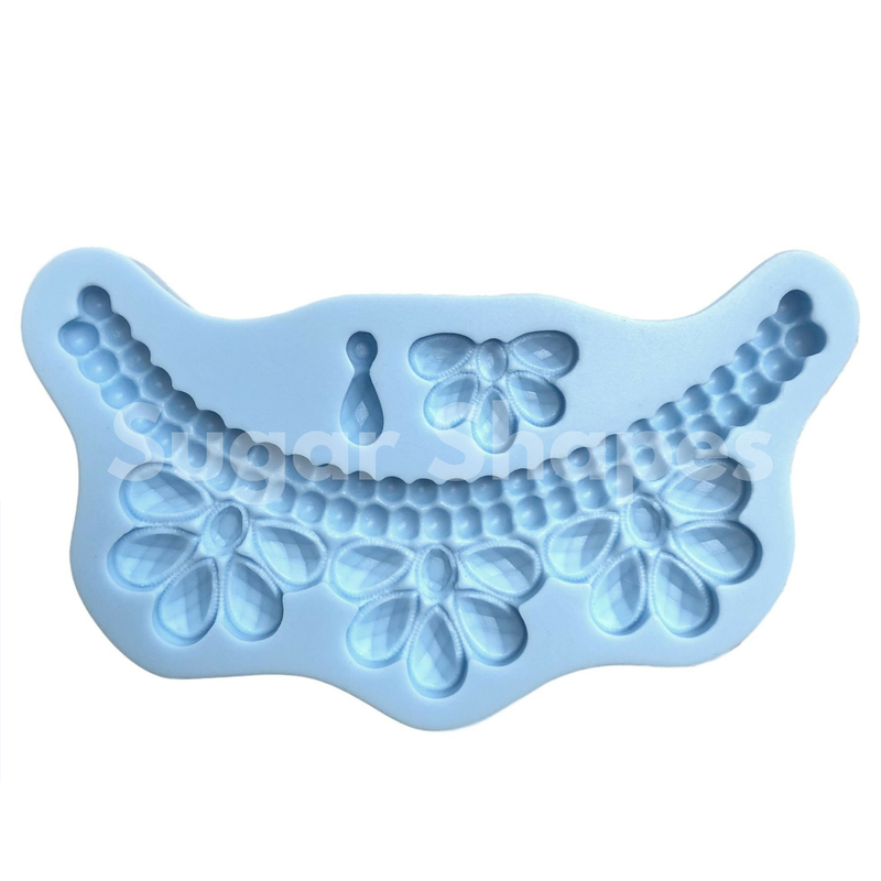Silicone Mould Gem Pearl Border *Clearance*