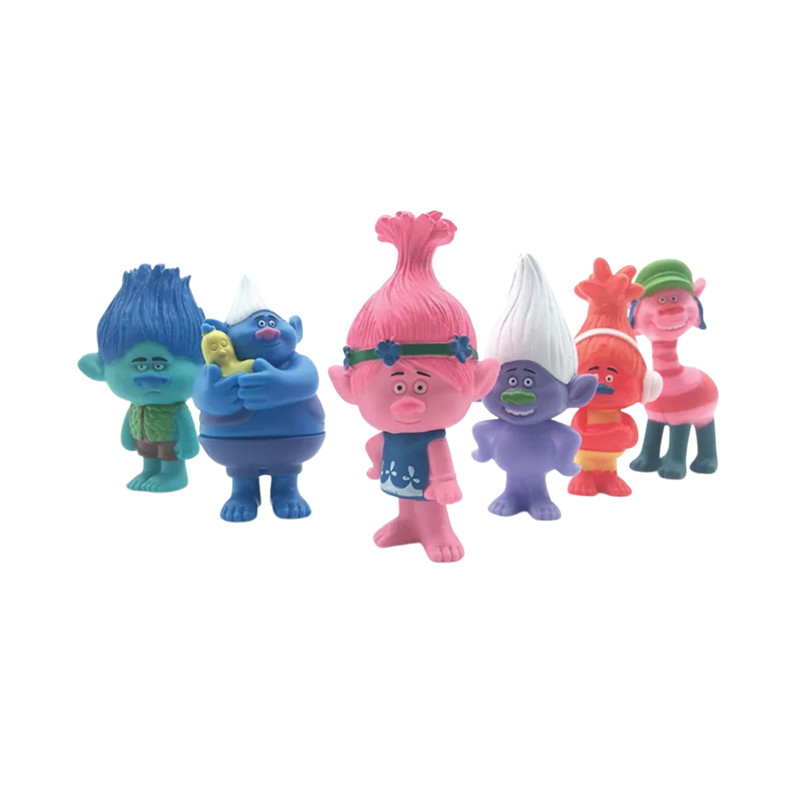 Topper Trolls Figurine 6pc