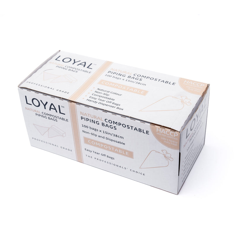 Compostable Piping Bag Natural 15in 100pc