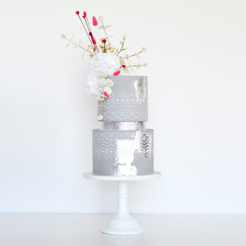 Duo Cake Stencil Cloe