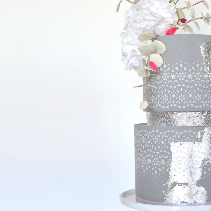 Duo Cake Stencil Cloe