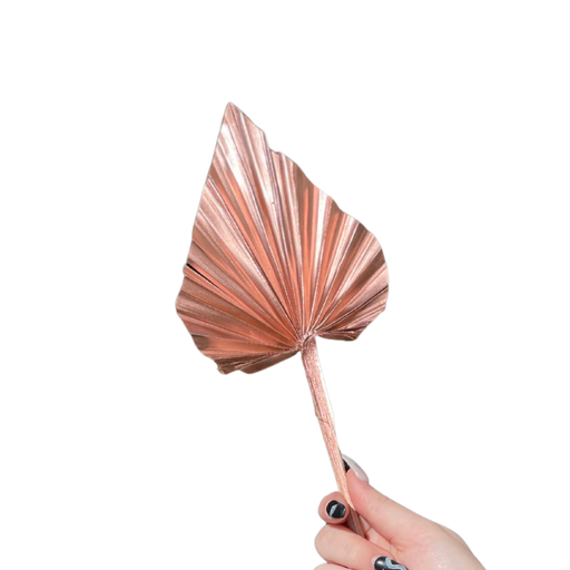 DRIED FLOWER SPEAR PALM ROSE GOLD