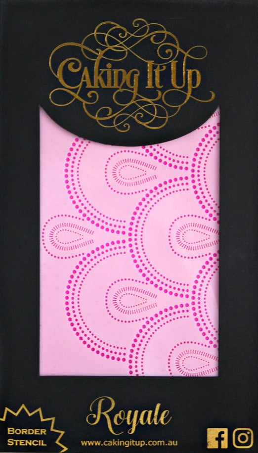 Cake Stencil Royale