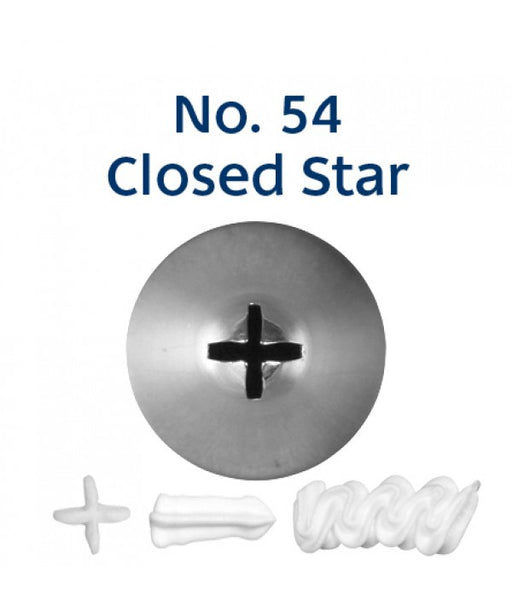 Piping Tip Closed Star #54